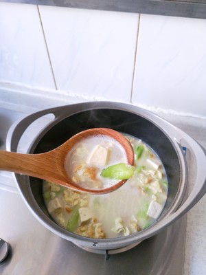 丝瓜豆腐汤（附奶白色汤方法）的做法 步骤16